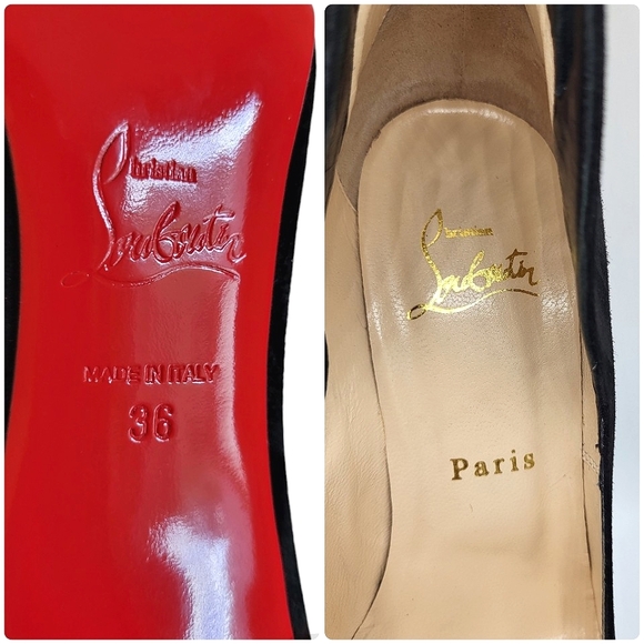 Christian Louboutin Victorina 100 Flame Pumps Black 36 - Picture 12 of 16